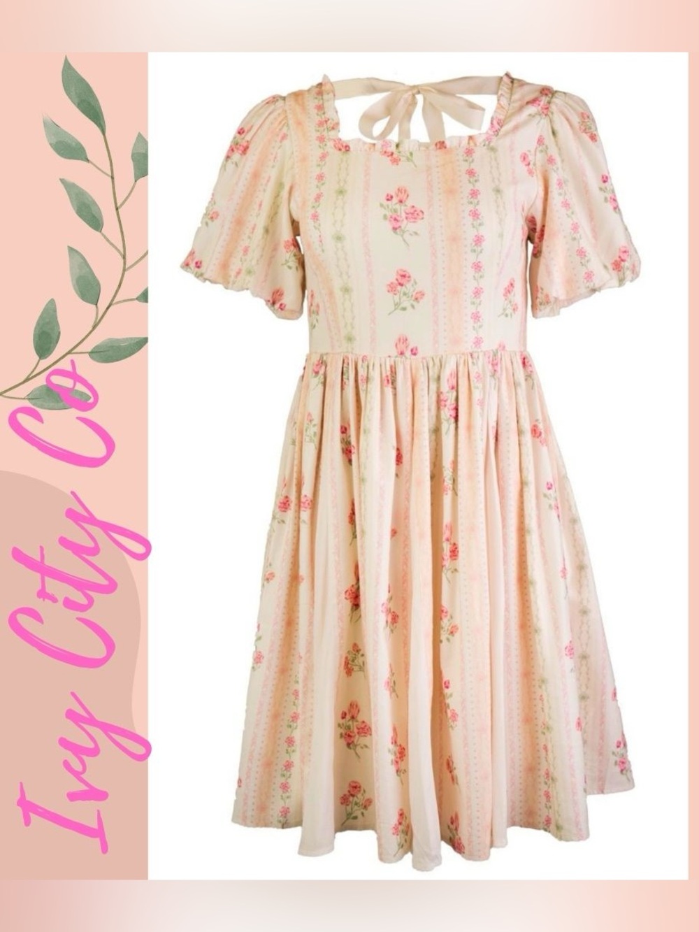 Ivy City Co Flowers For All Dress